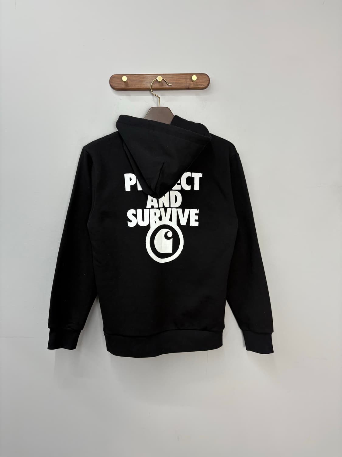 칼하트 WIP 후드 프로텍트 스웨트셔츠 블랙 A2455 상품이미지5