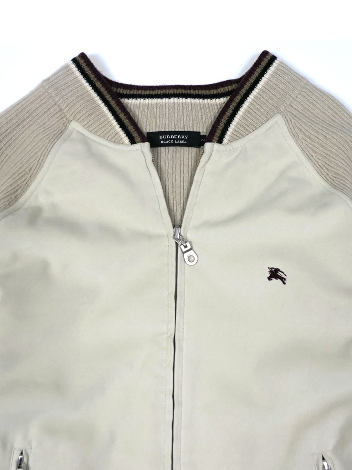 Burberry black label knit zip-up 상품이미지3