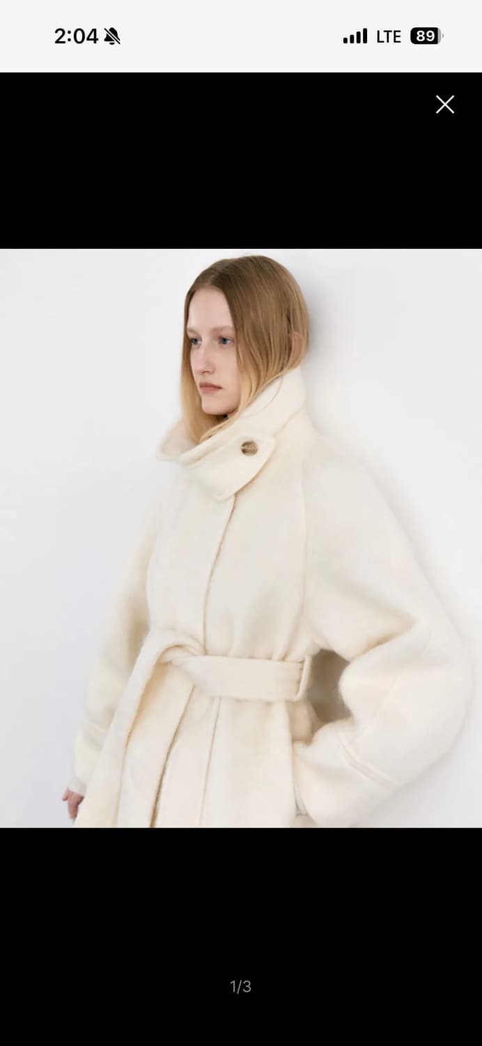 아뜰리에나인 울 벨트 코트 상품이미지2