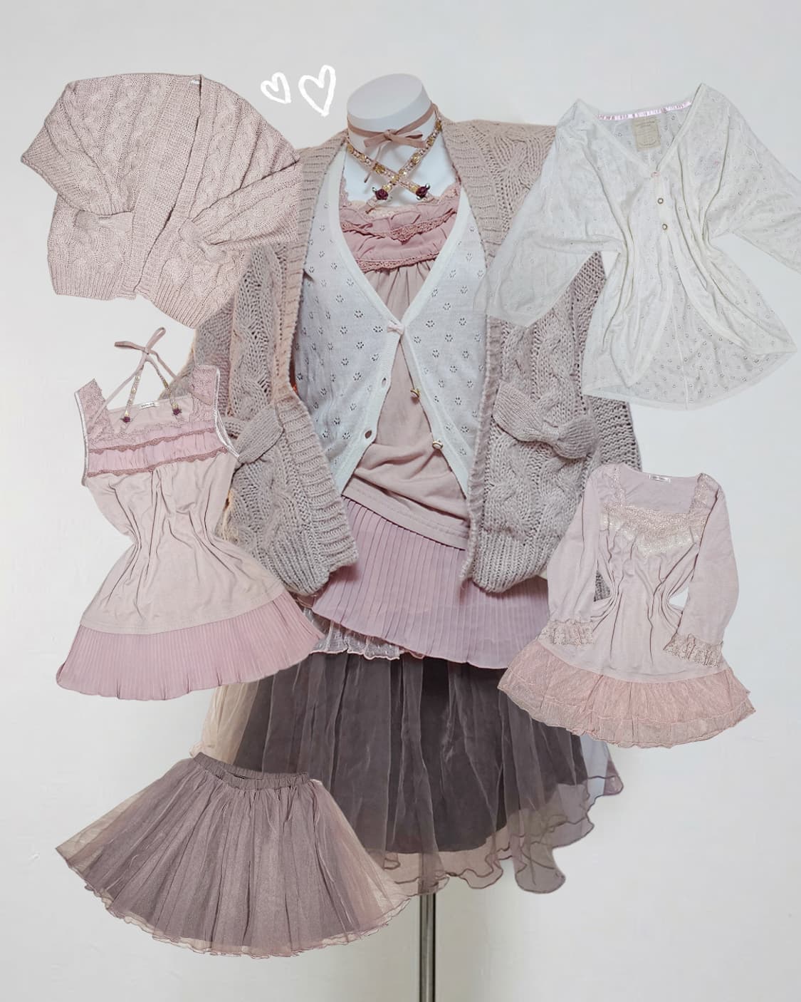 Pink fairy look style set 상품이미지9