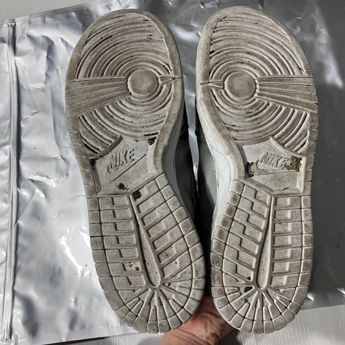 나이키덩크 하이 silver 상품이미지5