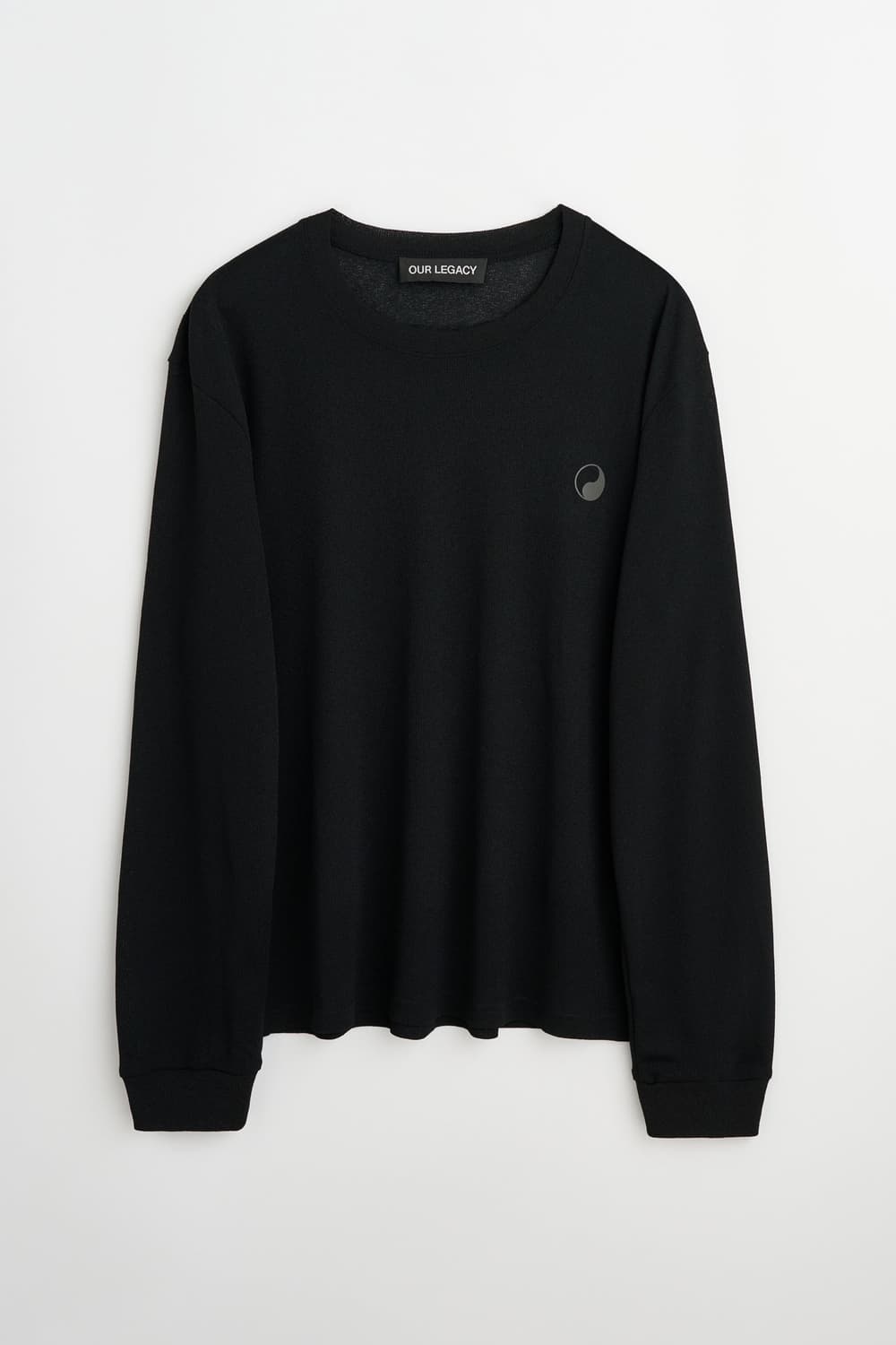 아워레가시 워크샵 waffle longsleeve black m size 상품이미지1