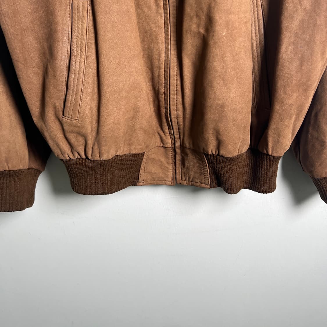 vtg 빈티지 오리지널 양가죽 스웨이드 봄버 자켓  상품이미지6