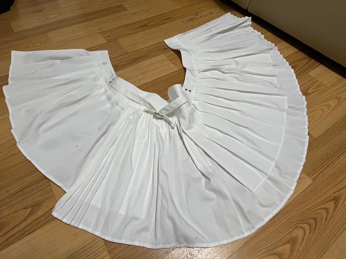 샵페어리 faerie 아코디언 플리츠 버클 스커트  상품이미지5