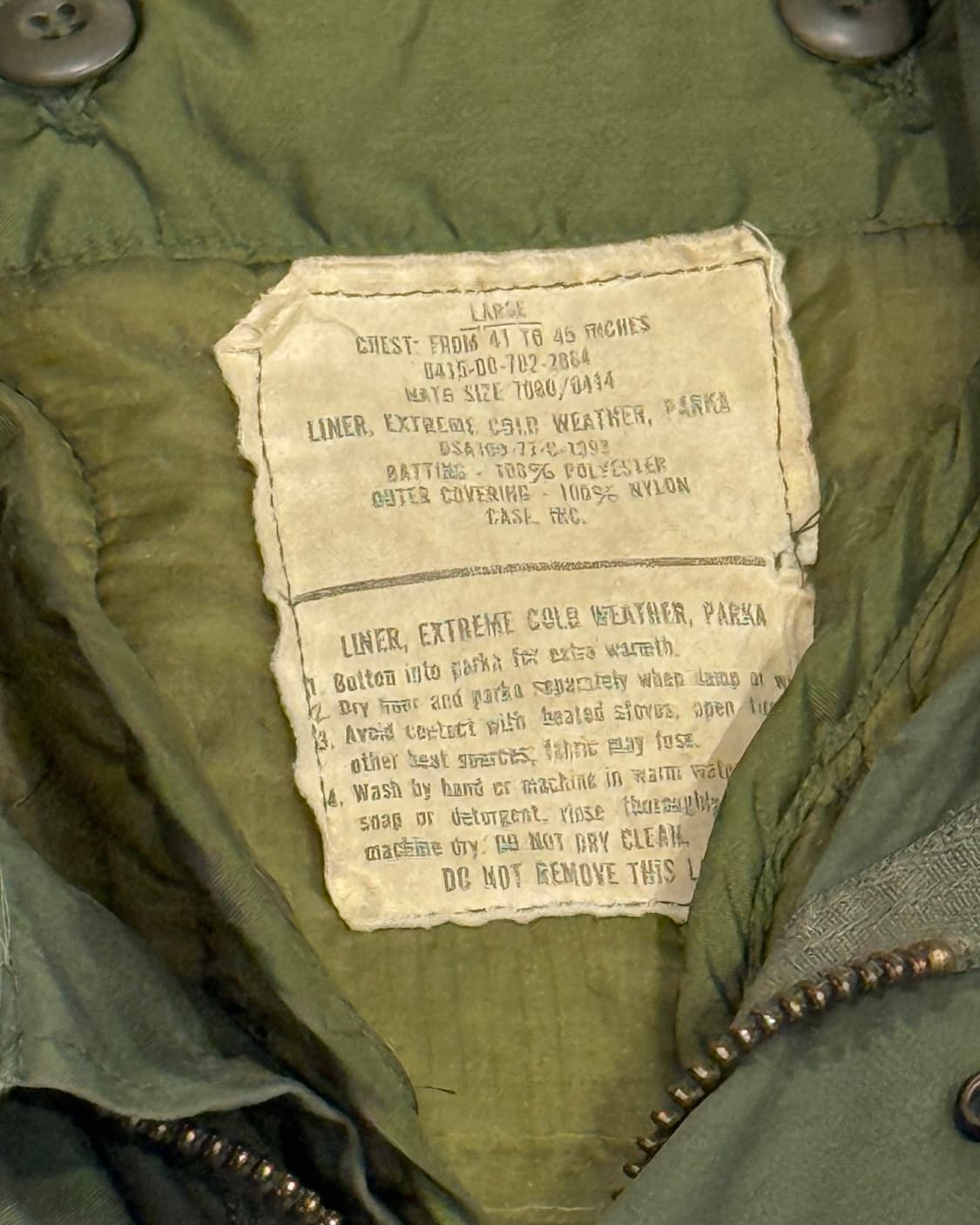 오리지널 M65 피쉬테일 파카 개파카 상품이미지7