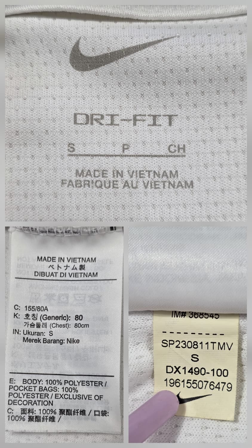 0704 나이키 드라이 핏 UV어드밴티지 풀집 골프 탑 S 상품이미지9