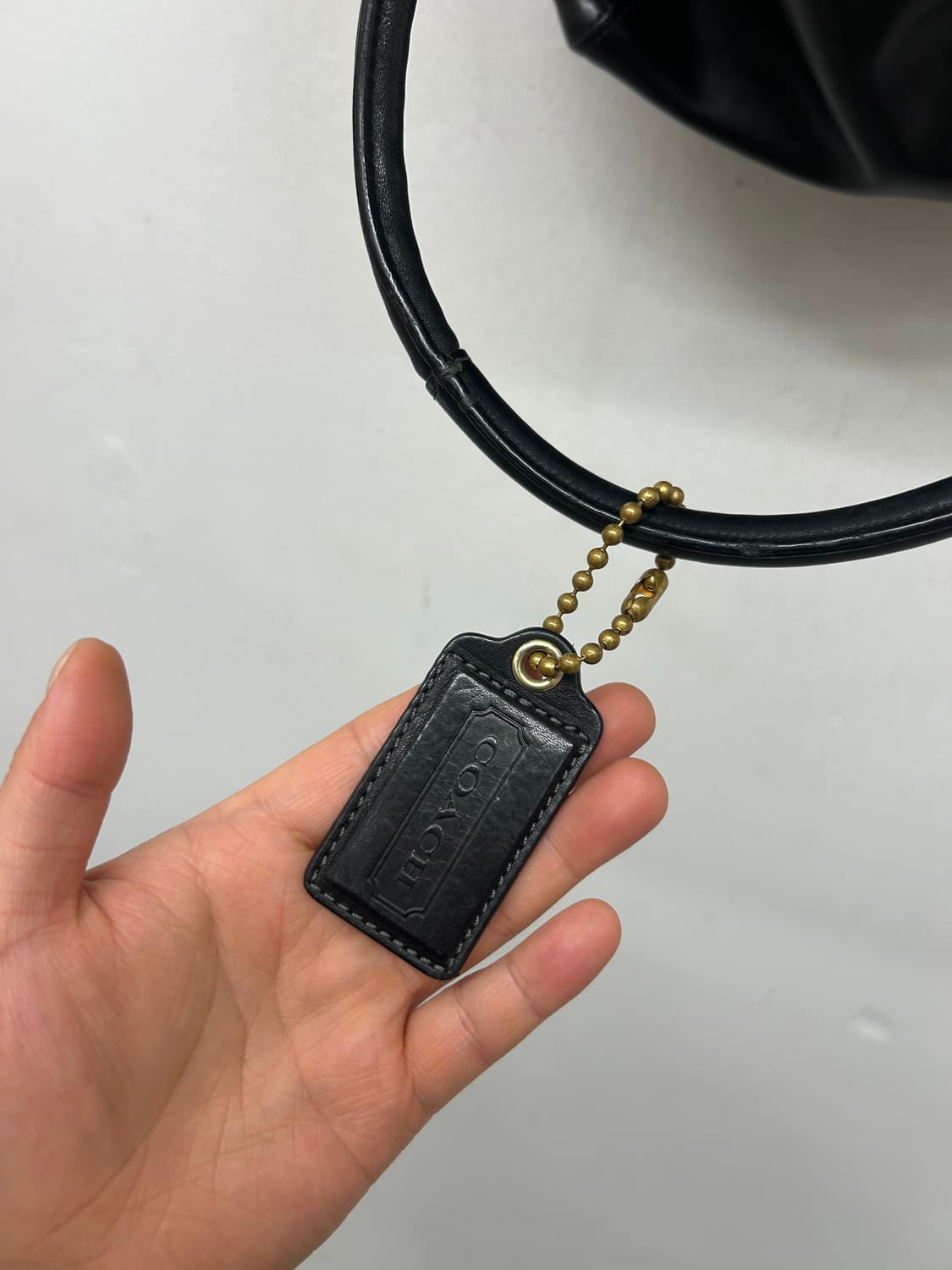 빈티지 올드 코치 레더 숄더백 상품이미지8