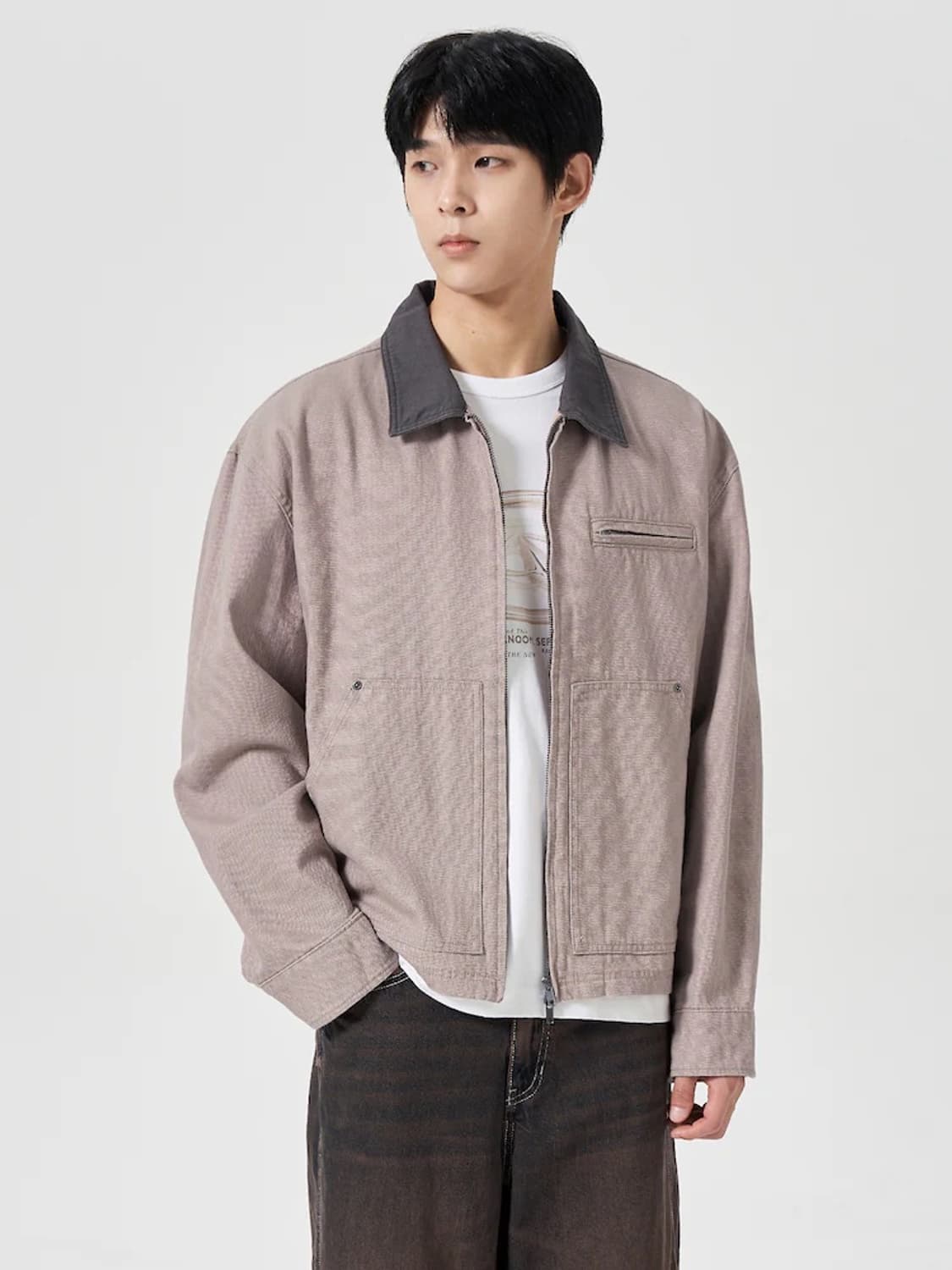 에잇세컨즈 워크자켓  XL 베이지 상품이미지3