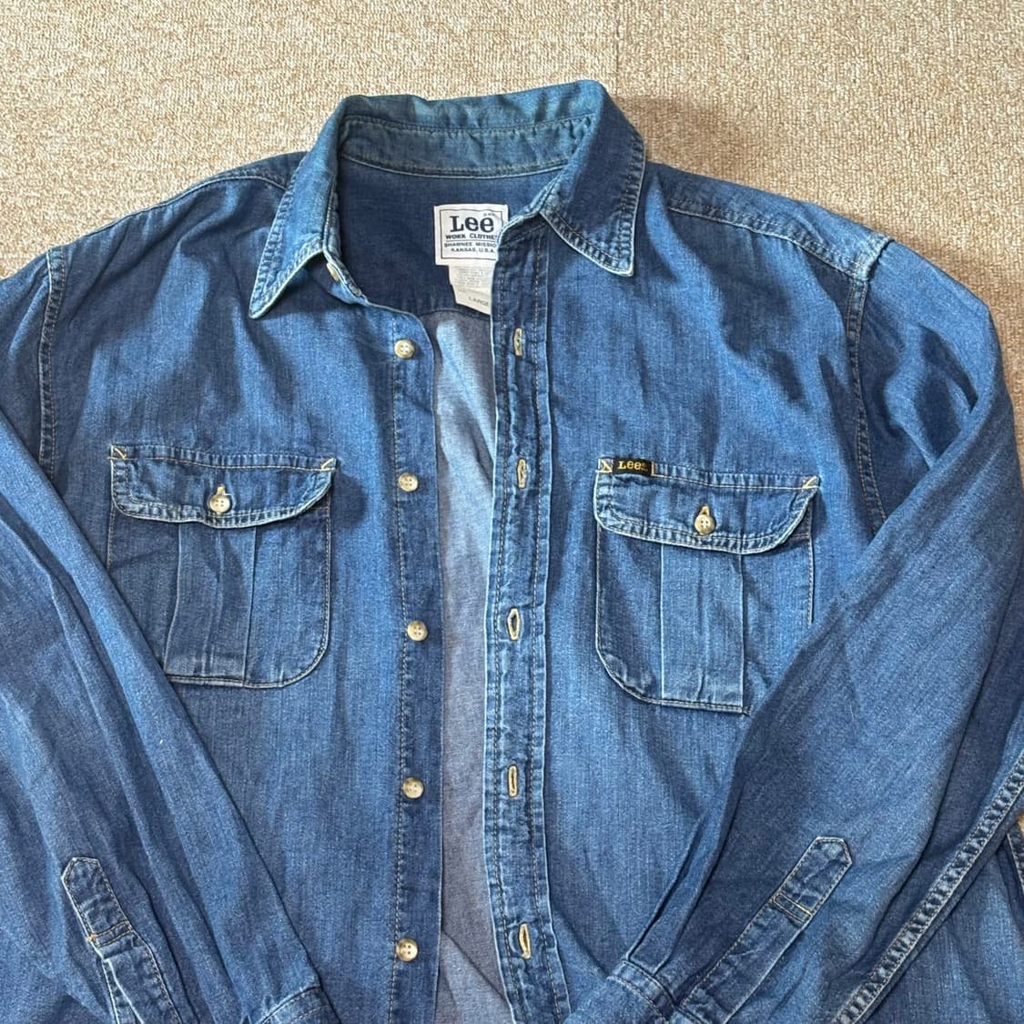 LEE 데님 셔츠(japan) 상품이미지2