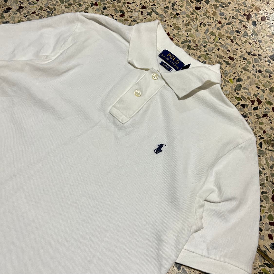 폴로(POLO RalphLauren)화이트 카라 반팔티 상품이미지2