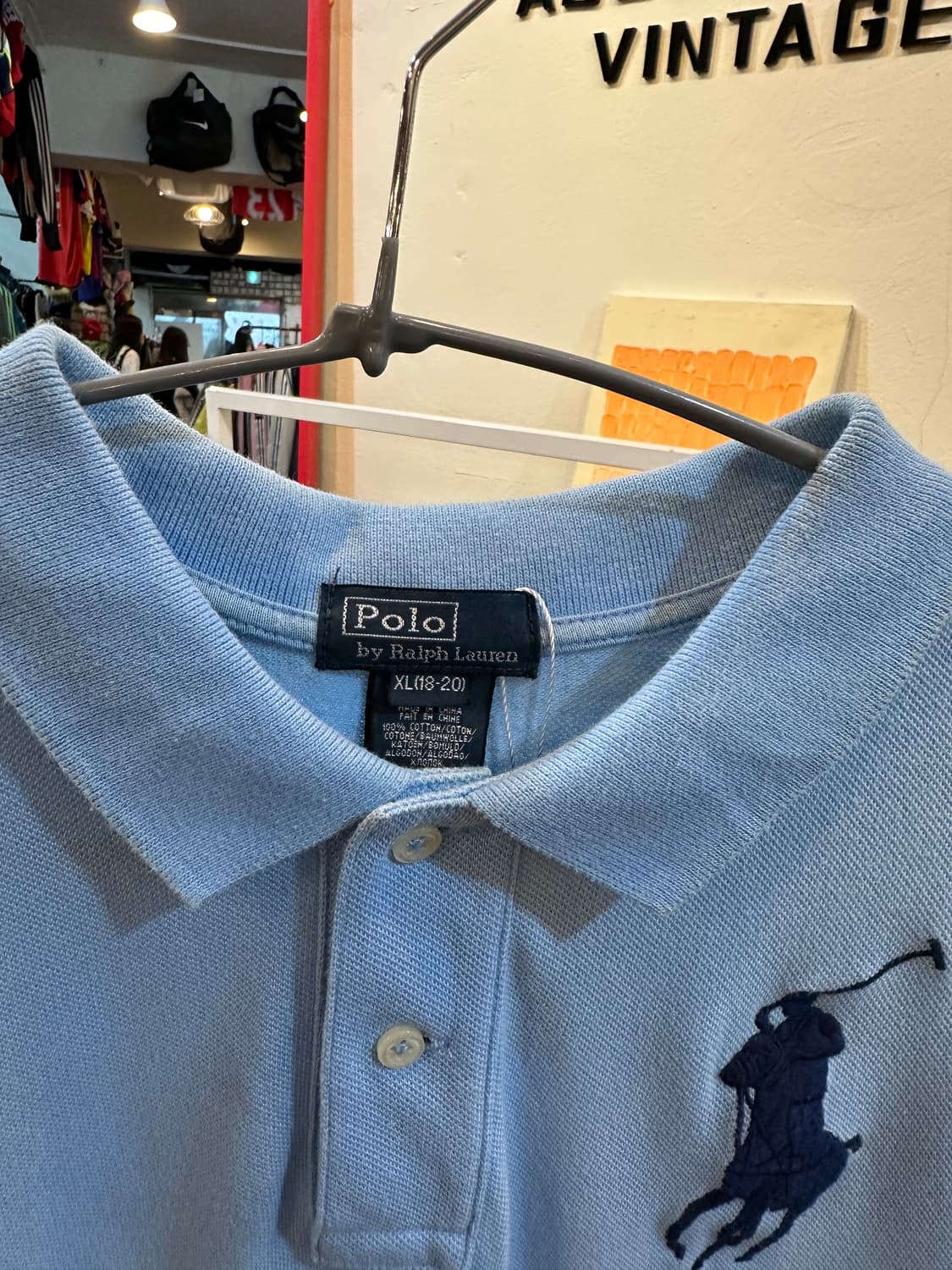 폴로 랄프로렌 빅포니 반팔 카라티 스카이블루 상품이미지4