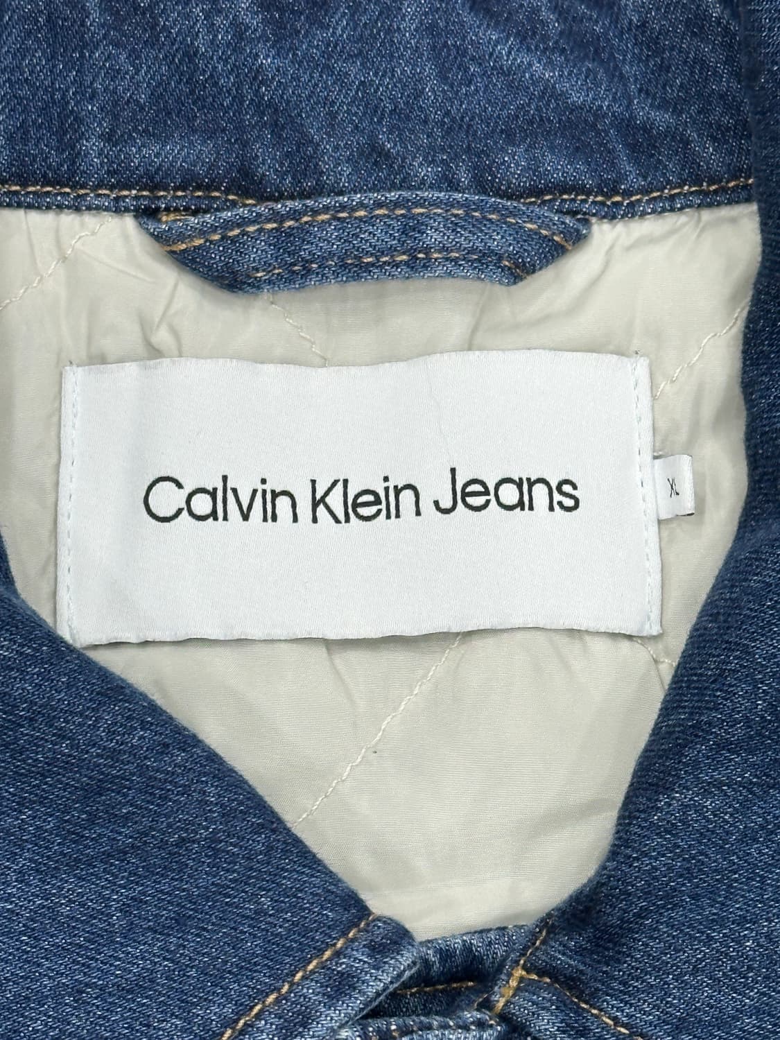 캘빈클라인 누빔 데님 자켓 빅사이즈 상품이미지4