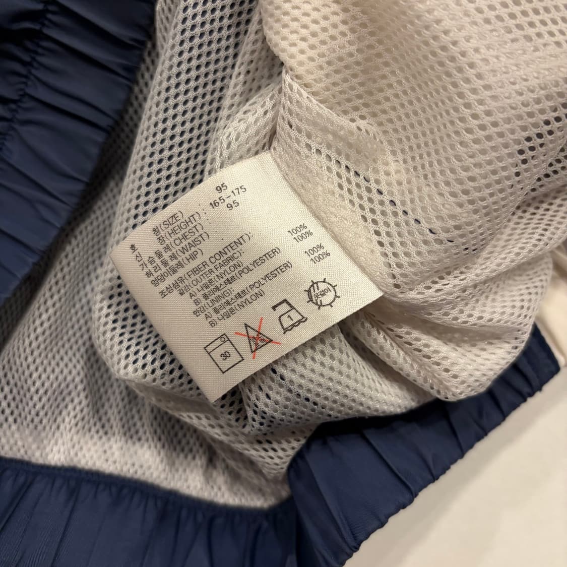 [95] 90s 나이키 올드스쿨 바람막이 네이비/레드/화이트 C146 상품이미지7