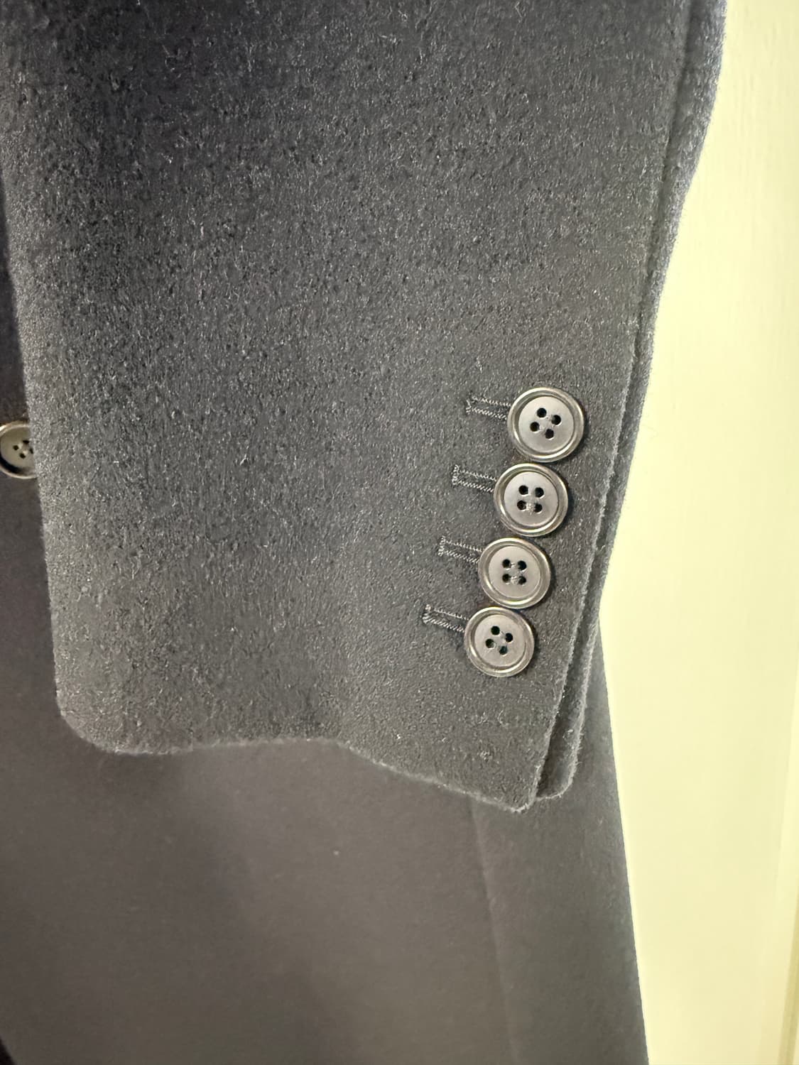 선플라워 블랙 더블코트 M 상품이미지6