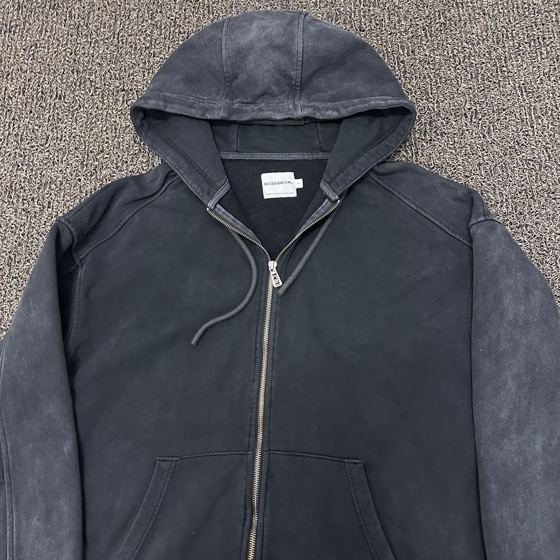 디미트리블랙 워싱 피그먼트 후드집업 사이즈 2 상품이미지3