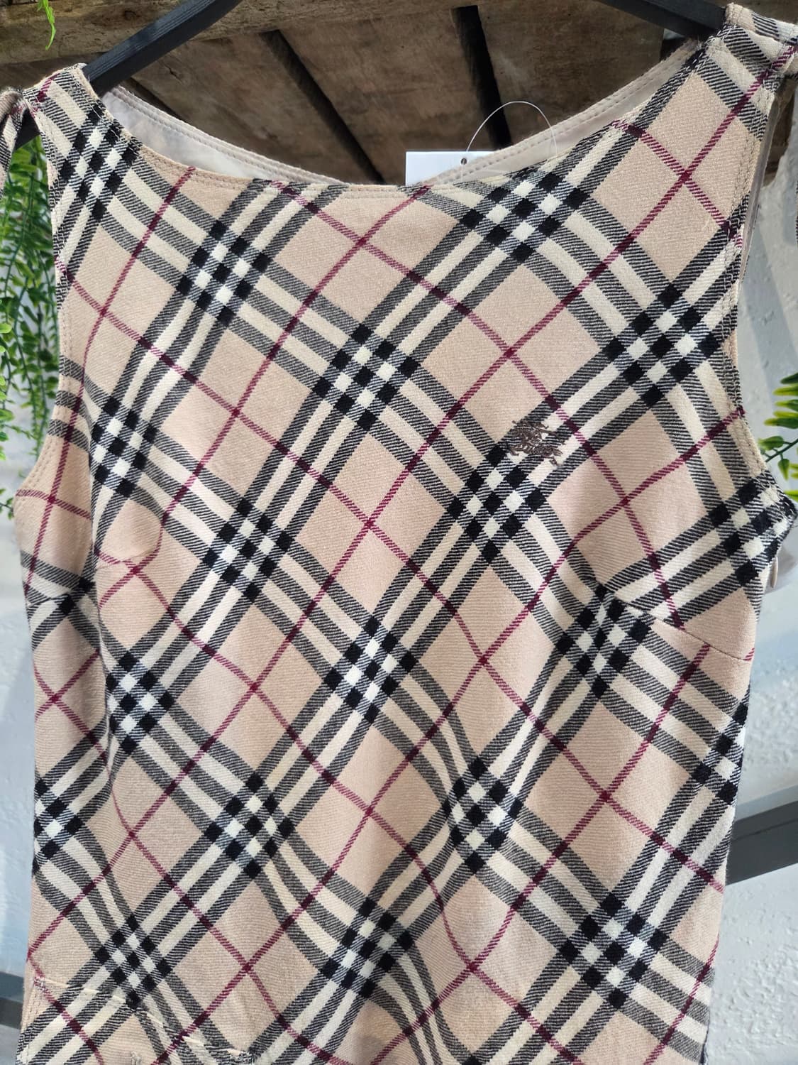 Burberry 버버리 베이지 노바체크 미디원피스 상품이미지2