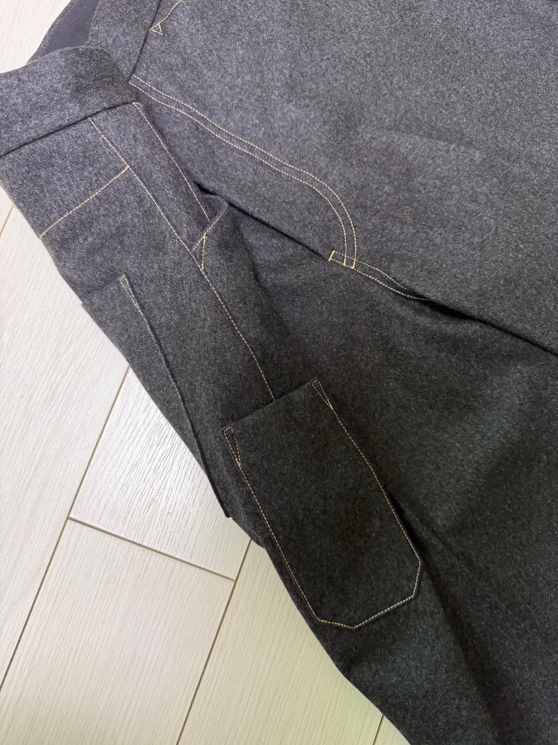 마티앤선즈 프렌치 워크 치노 3사이즈 차콜 상품이미지3