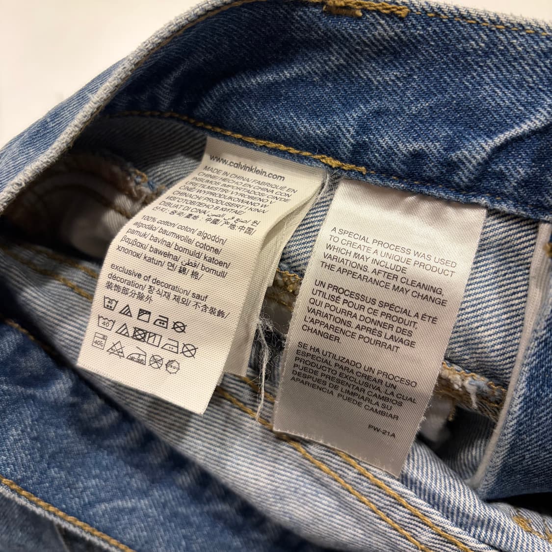 [28] 캘빈클라인 청바지 데님 팬츠 B844 상품이미지8