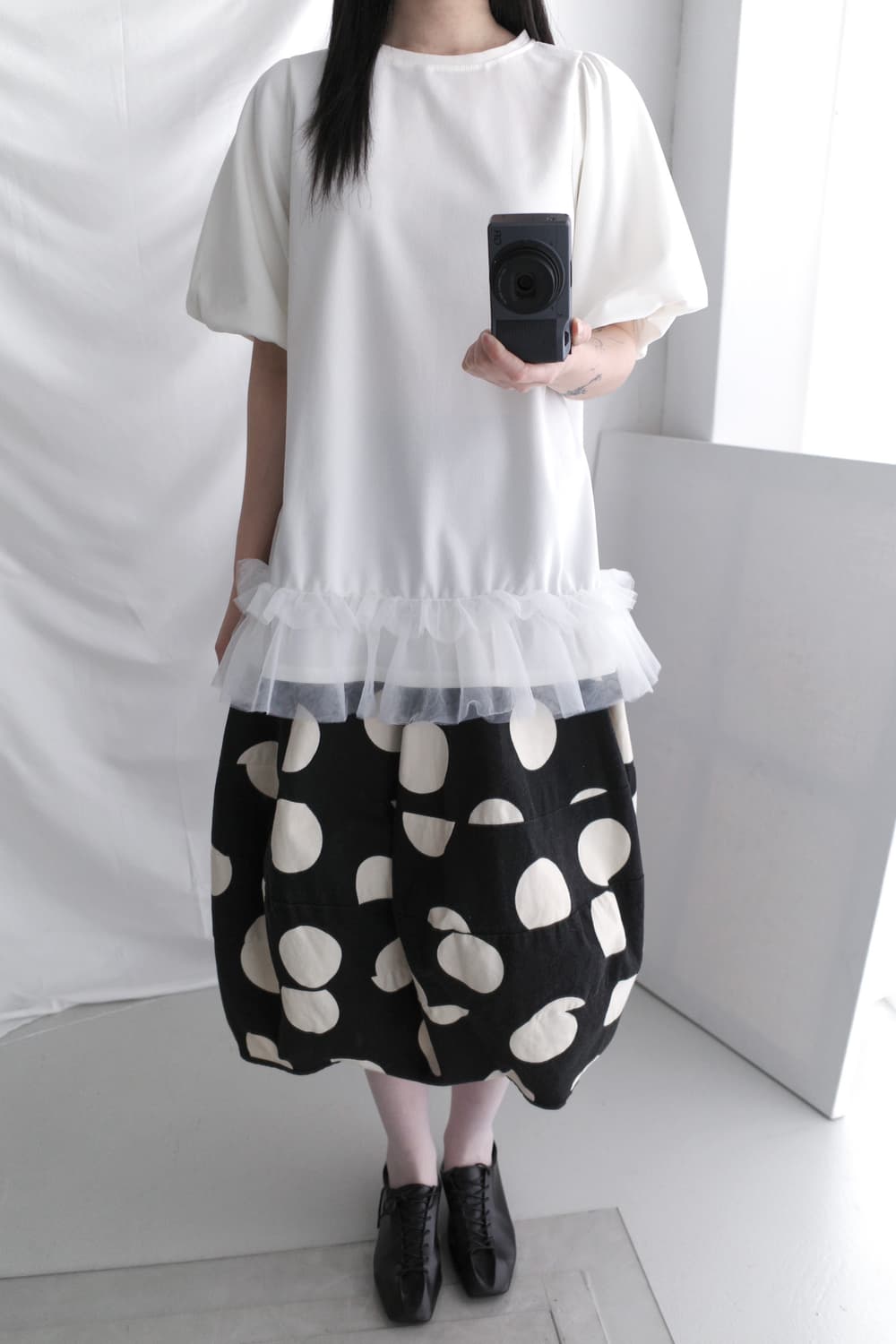 pictures) dot ballon skirt 상품이미지4