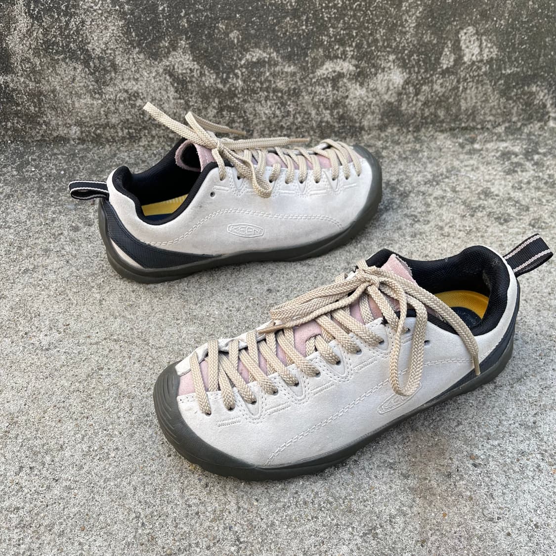 [235] 킨 재스퍼 스웨이드 스니커즈 버치 펀 상품이미지4