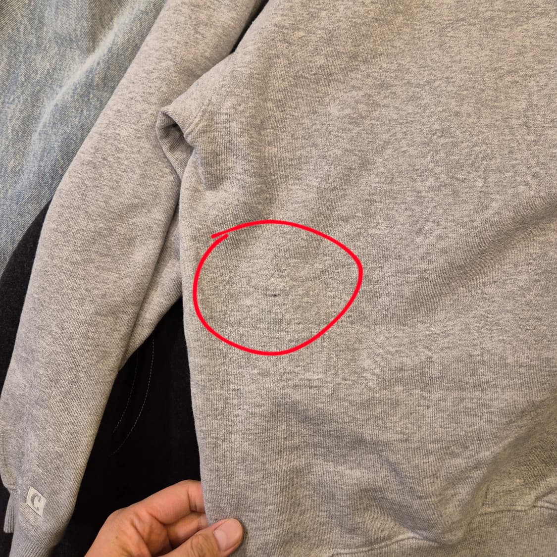 L 커버낫 그레이 맨투맨  상품이미지7