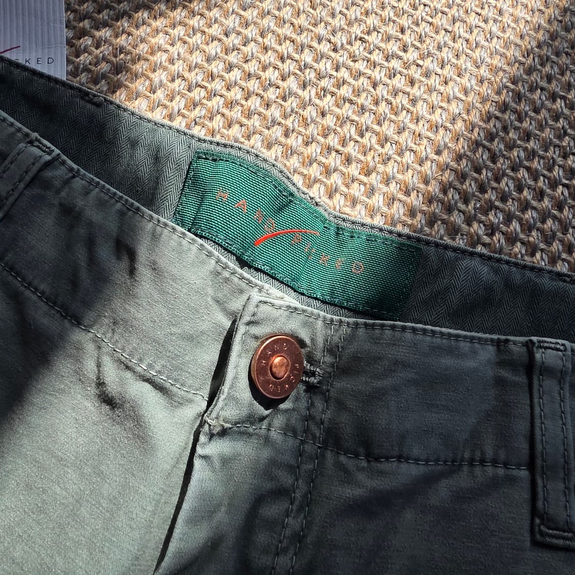 Handpicked 핸드픽드 역작 이탈리안 최상급 코튼 카고 치노 팬츠  상품이미지5