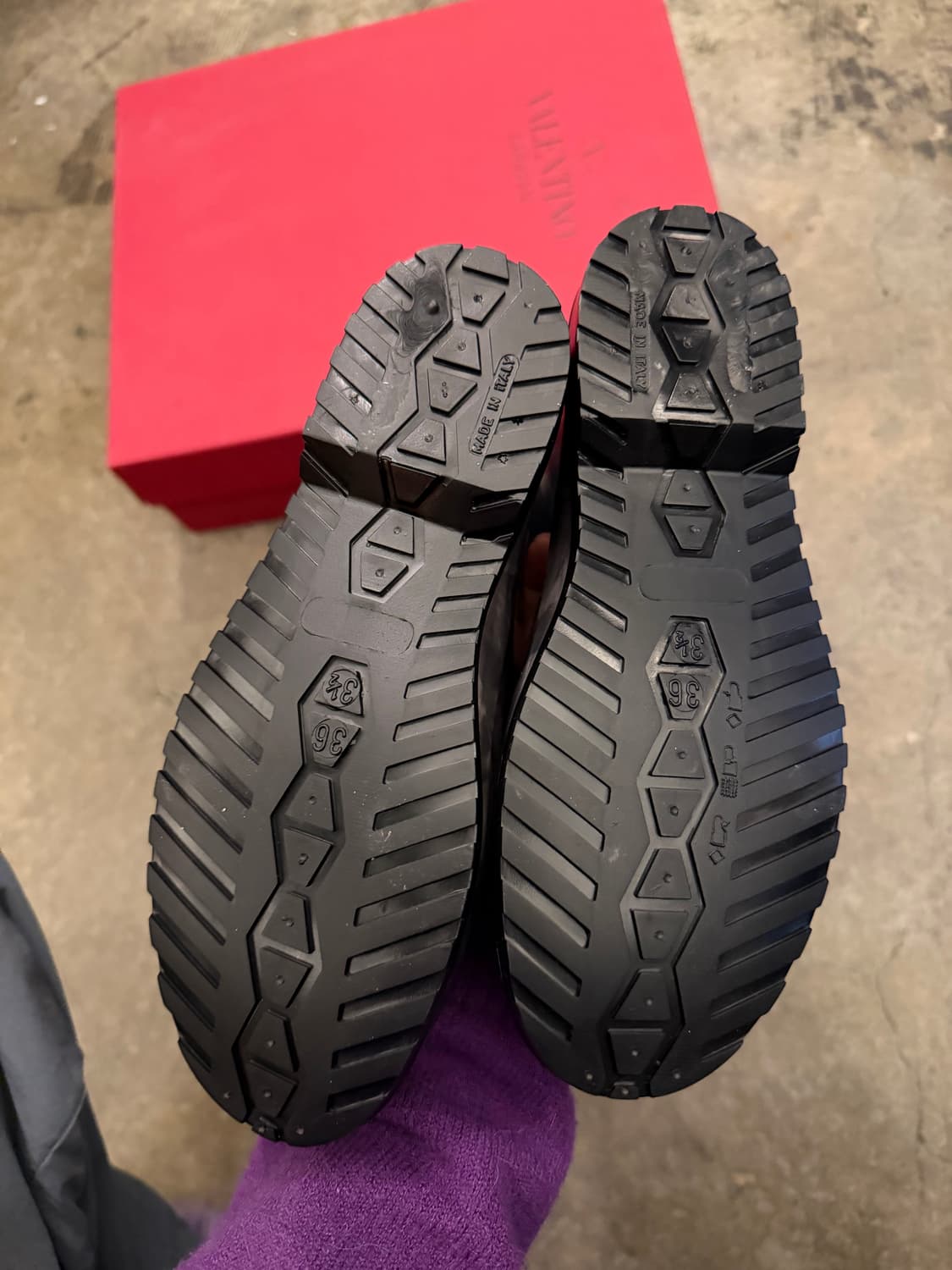 발렌티노 로즈 패턴 레인 부츠  상품이미지7