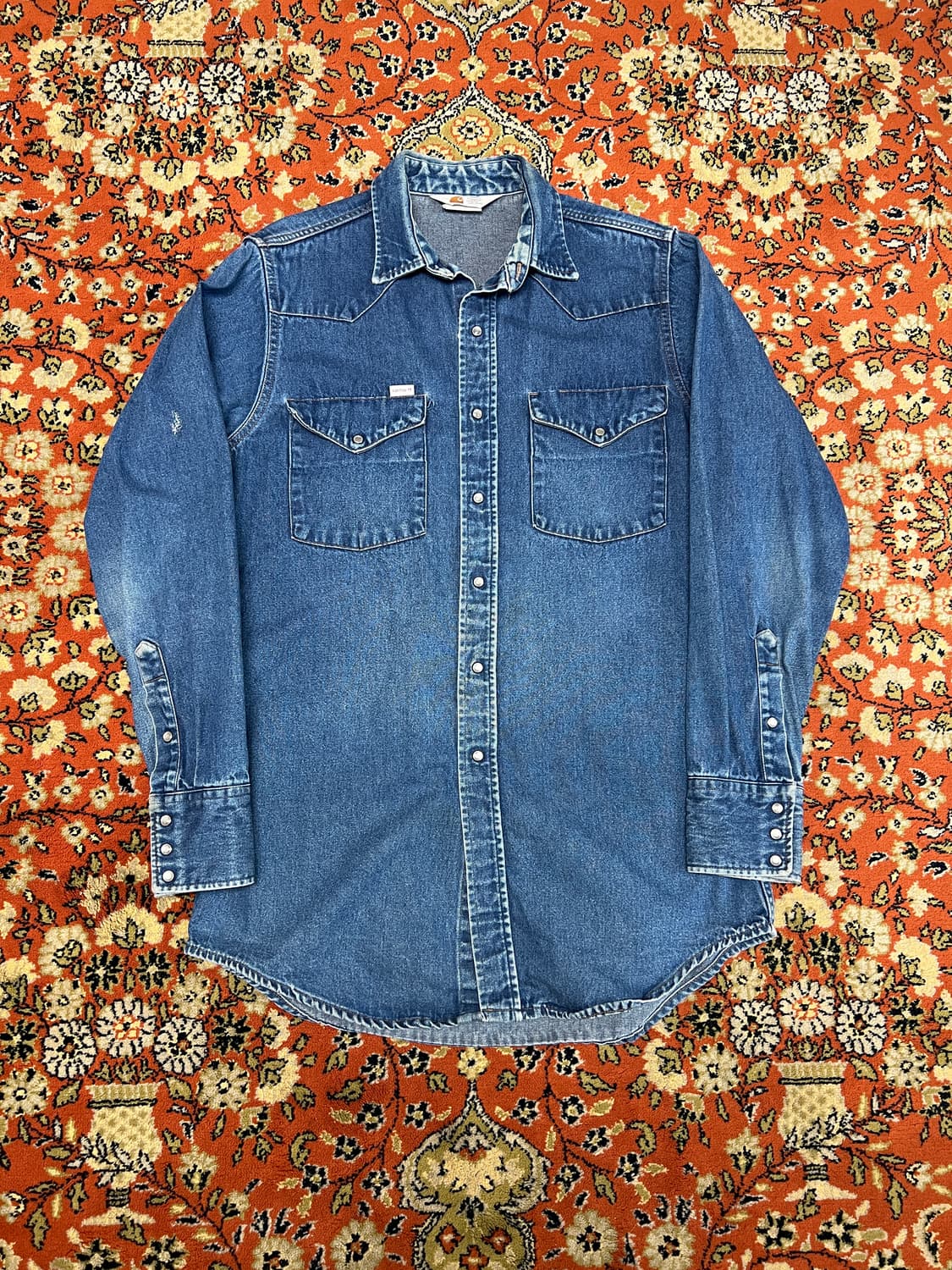 [L] 칼하트 빈티지 웨스턴 데님셔츠 상품이미지1