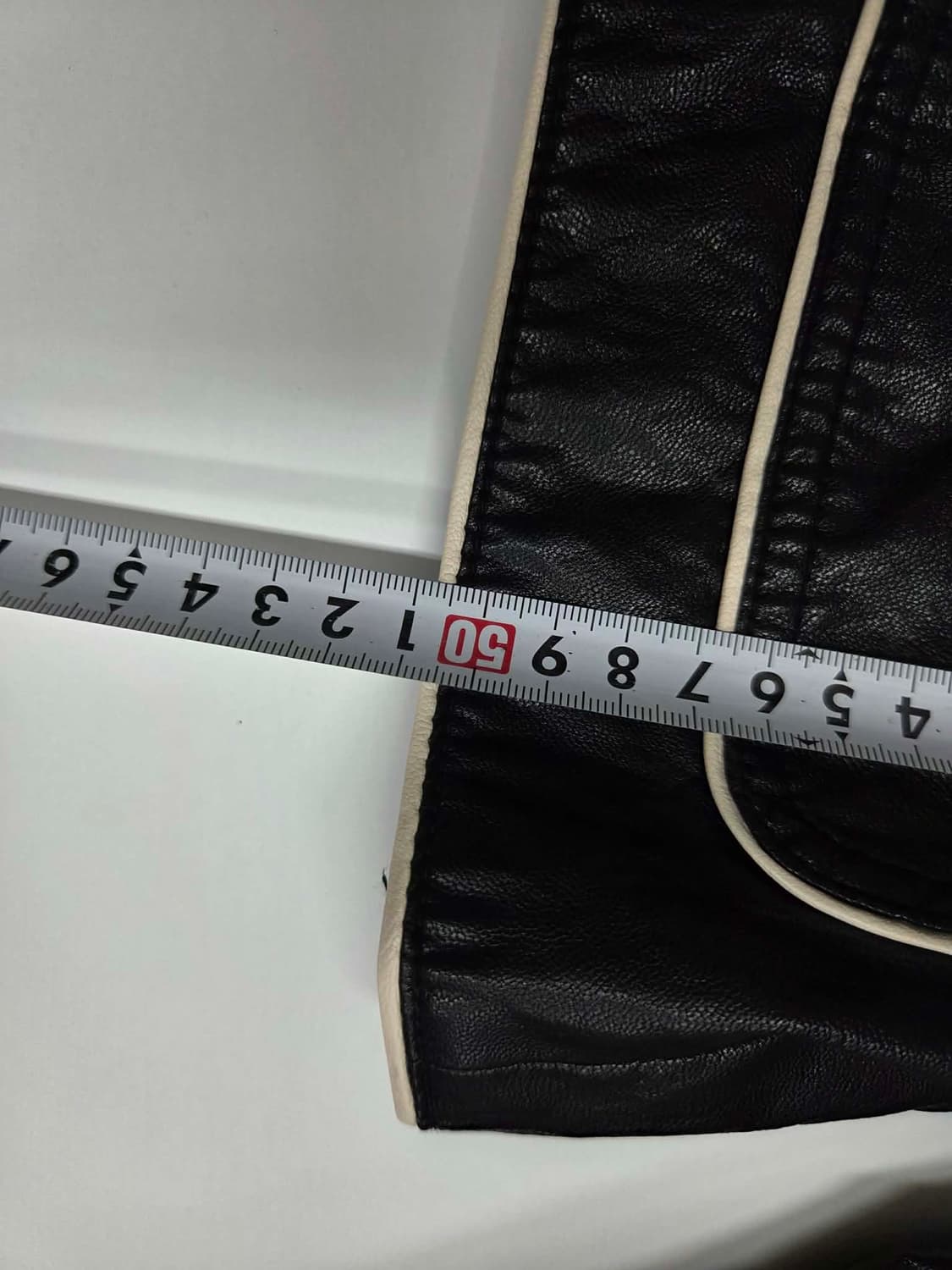 Lee 리 세미크롭 레더 자켓(S) 상품이미지9