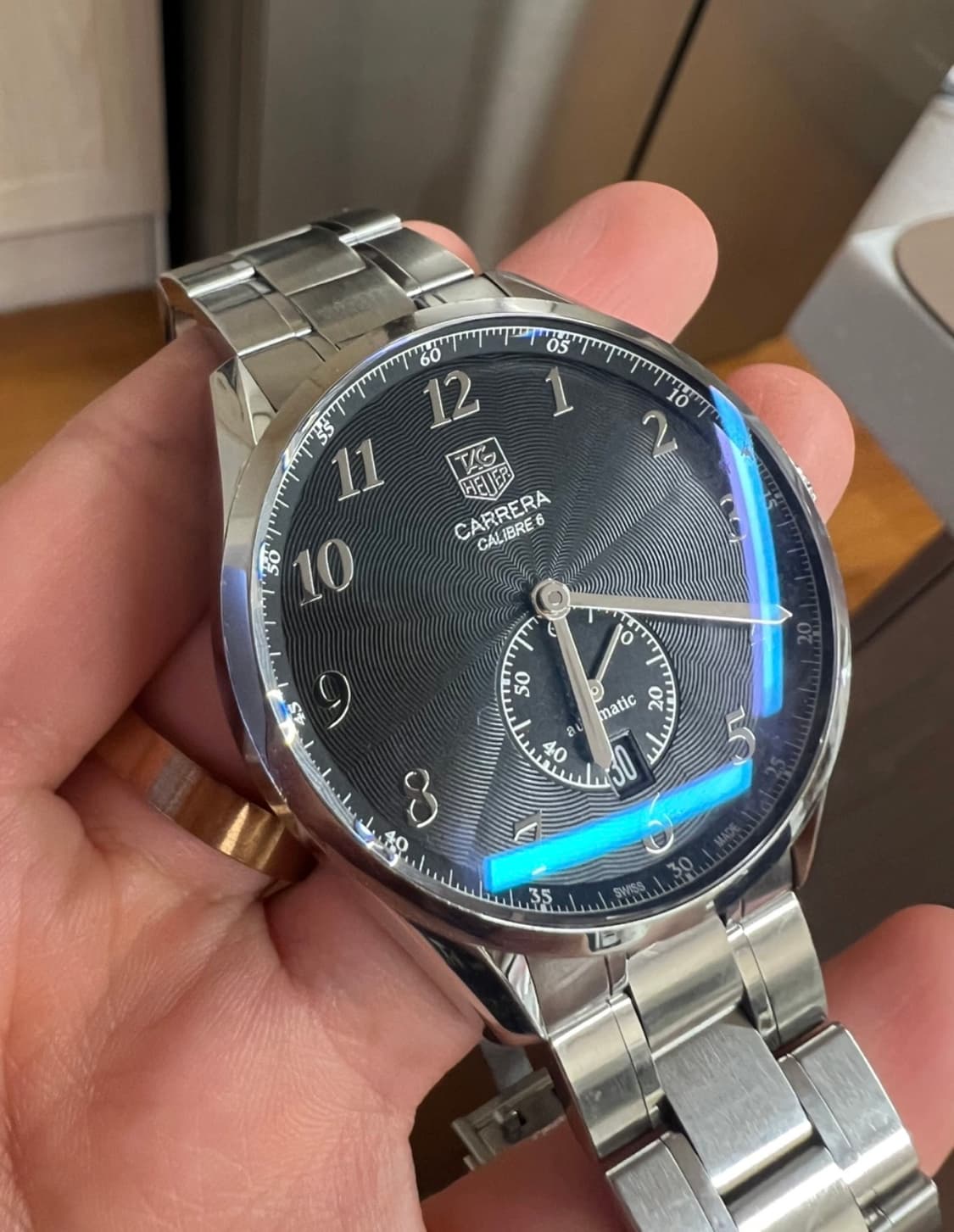 태그호이어 까레라 39mm 헤리티지 WAS2110 검판 칼리버6 상품이미지2