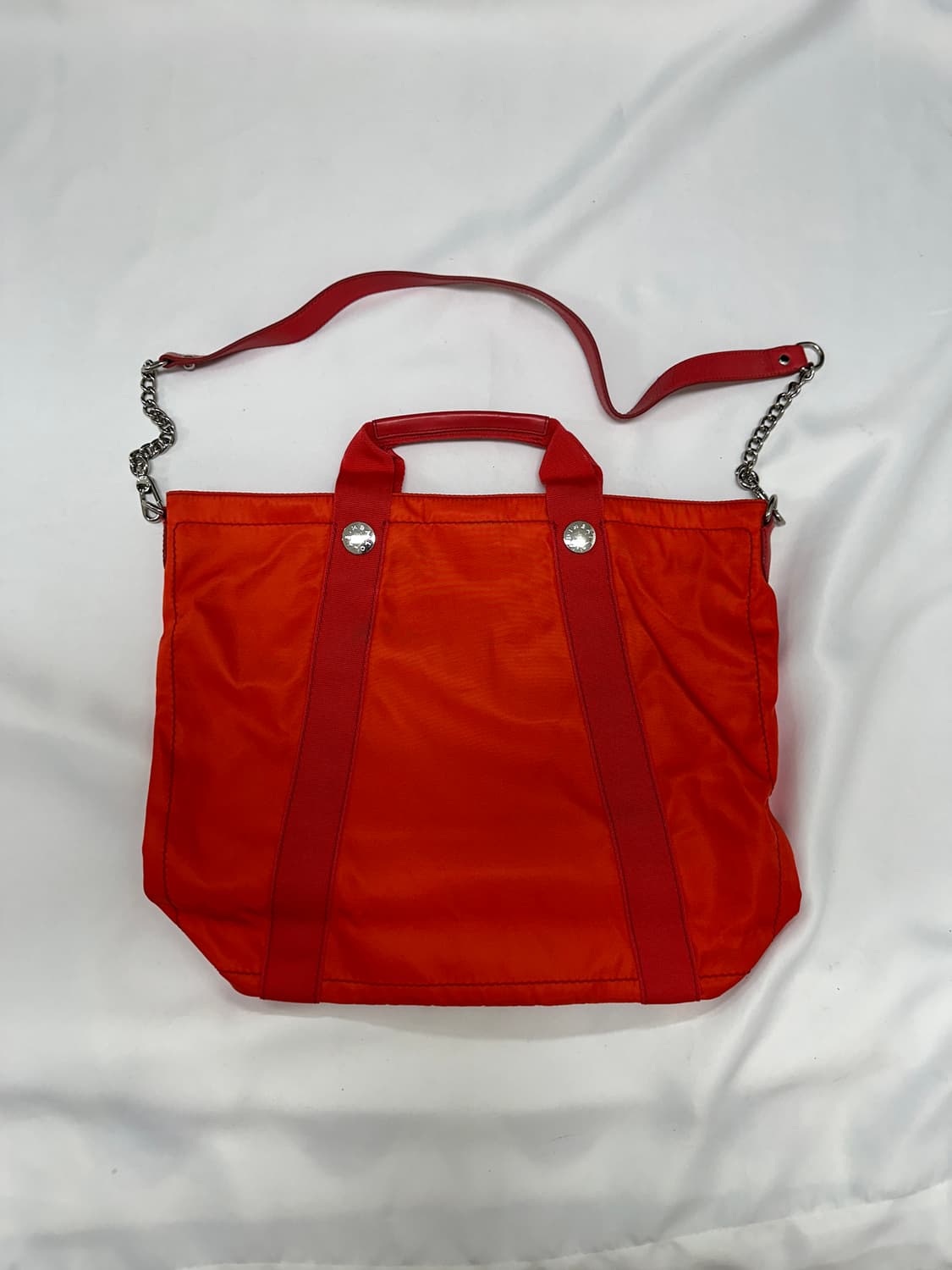 빔바이롤라 오렌지 패브릭 투웨이 토트백 상품이미지2