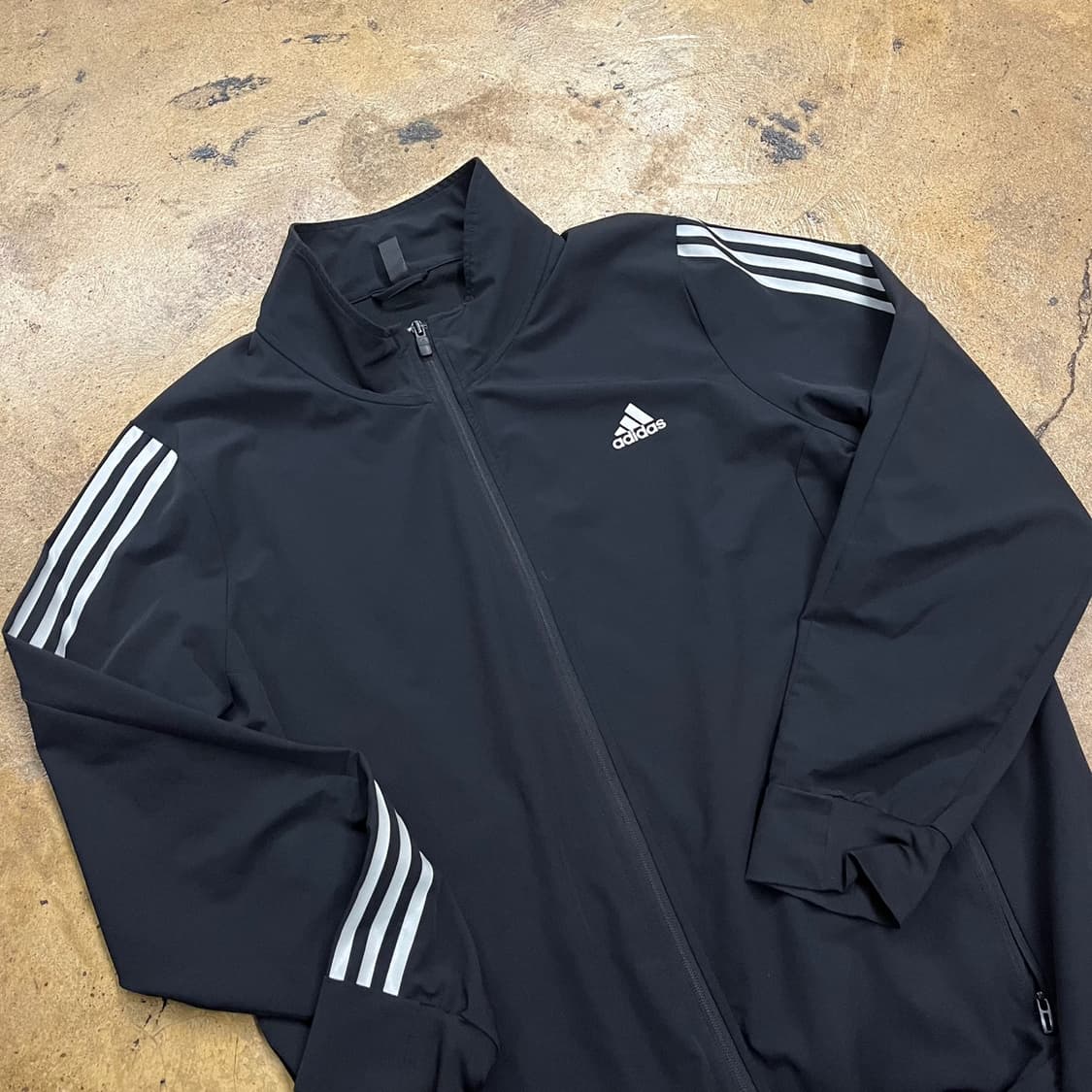 [정품/4XL] 아디다스 블랙 삼선 트랙 자켓 b16 상품이미지1