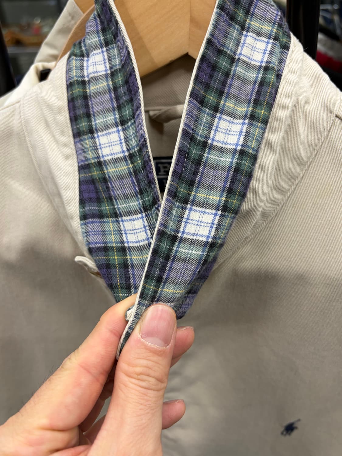 폴로 랄프로렌 스윙탑자켓 아이보리 상품이미지6