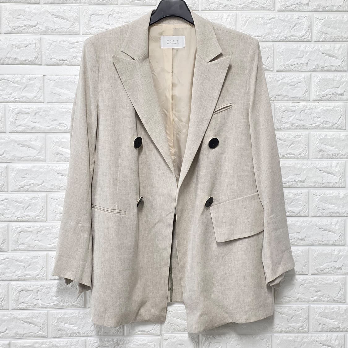 택포) M 한섬 타임TIME 린넨 혼방 자켓 상품이미지1