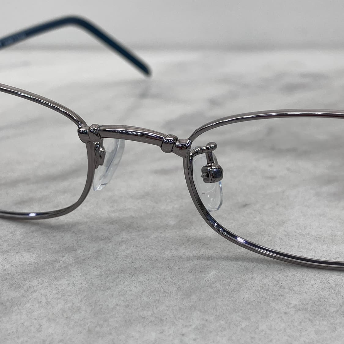 C56 PBL 긱시크 실버 슬림 스퀘어 메탈테 안경 상품이미지5
