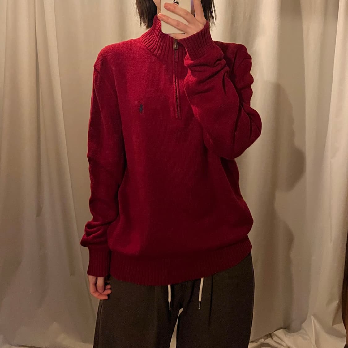 폴로랄프로렌 반집업 니트 상품이미지2