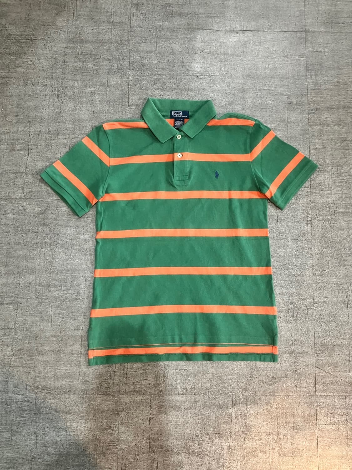 Polo 폴로랄프로렌 올드스쿨아메카지 스트라이프 반팔카라티셔츠 상품이미지1