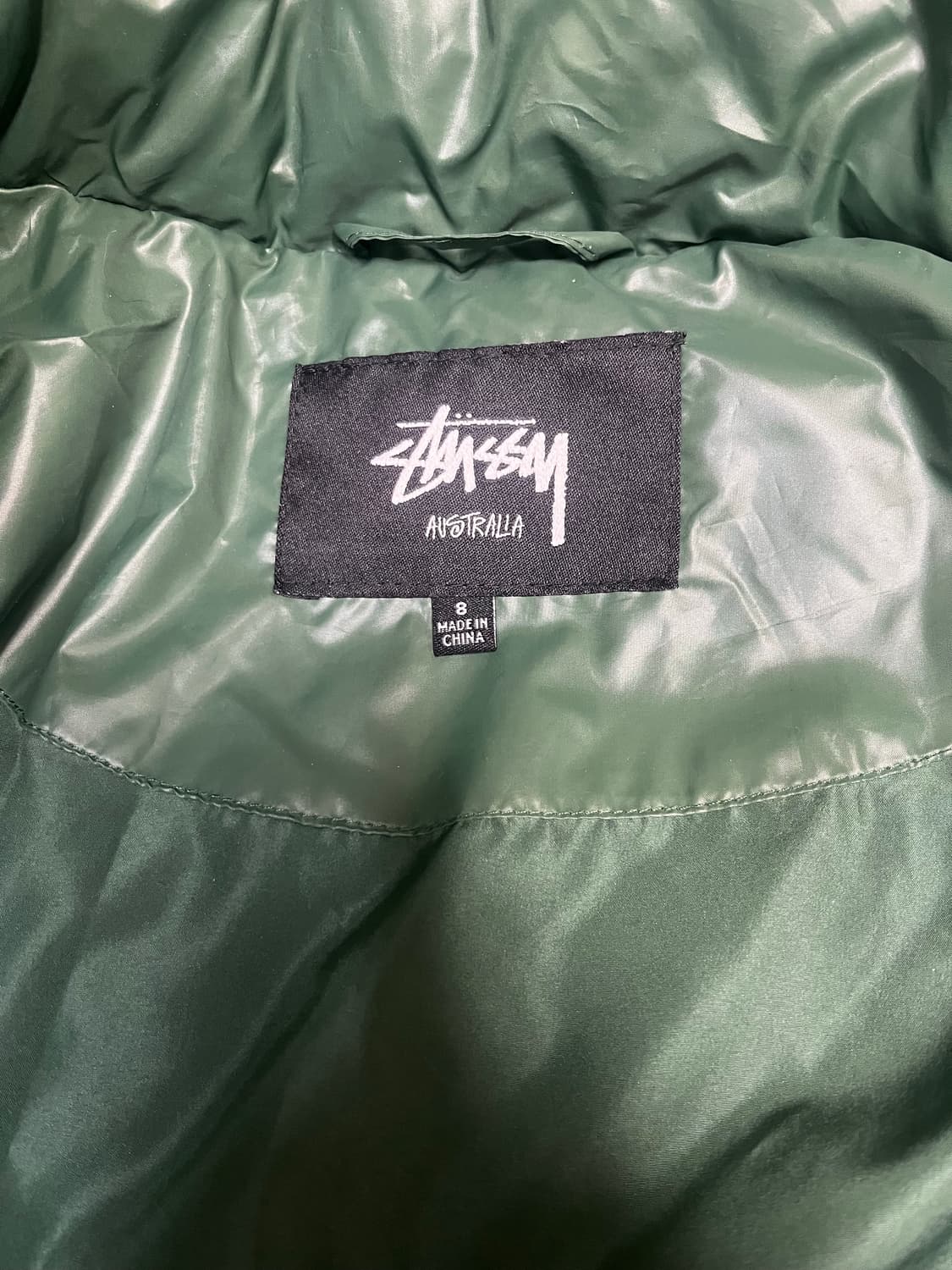 스투시 여성 스탁 크롭 패딩 재킷 상품이미지3