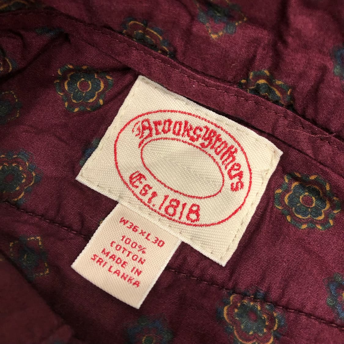 브룩스브라더스 코튼 헤링본 슬랙스 상품이미지4