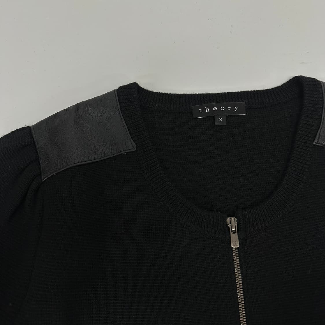 띠어리 양가죽 니트 원피스 자켓 상품이미지3