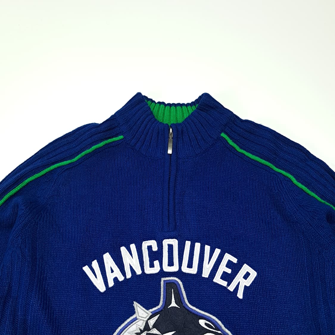 CL319 L NHL 00s 아크릴 하프집업 니트 스웨터 상품이미지2