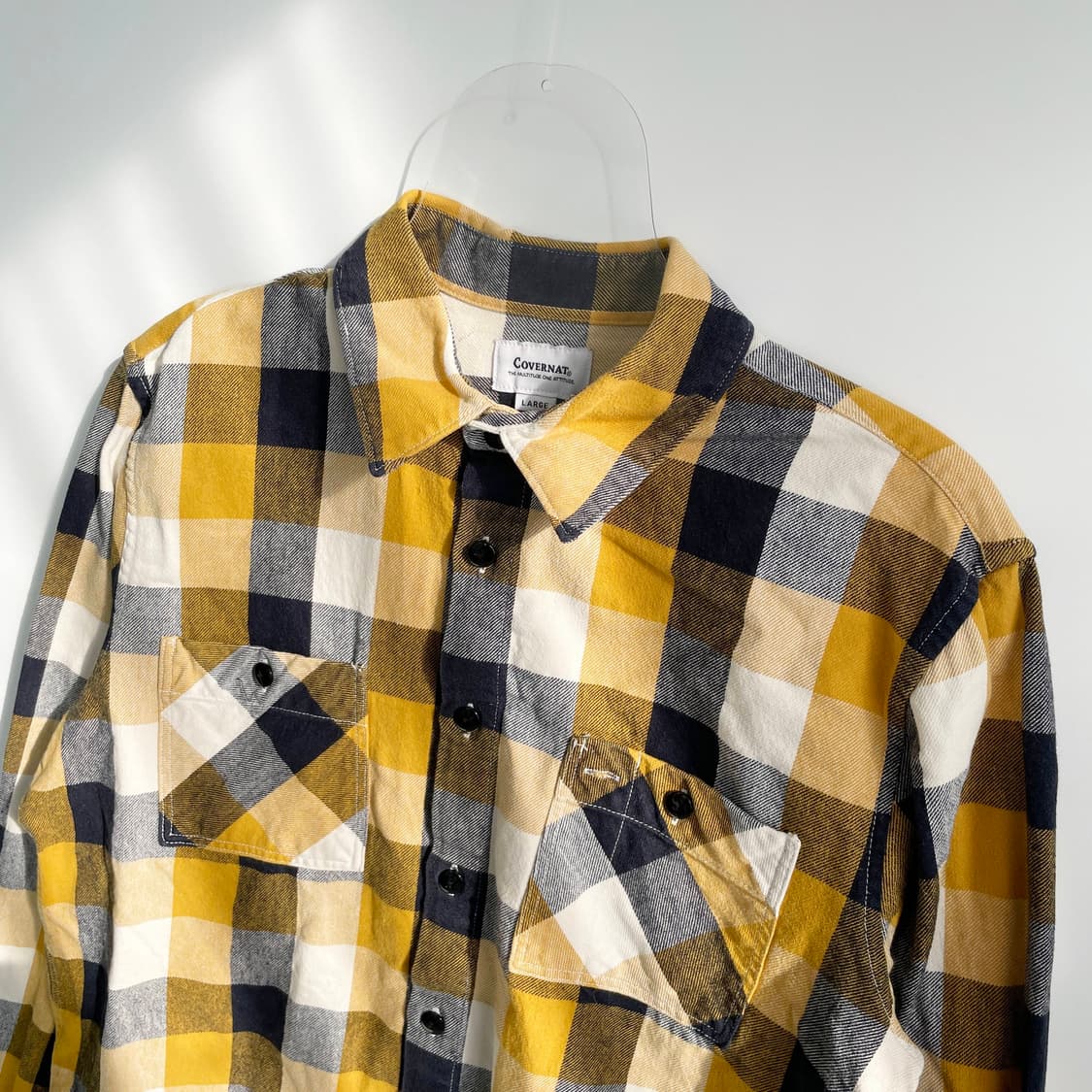 C2 커버낫 웨스턴 투 포켓 체크 셔츠 95사이즈 상품이미지2