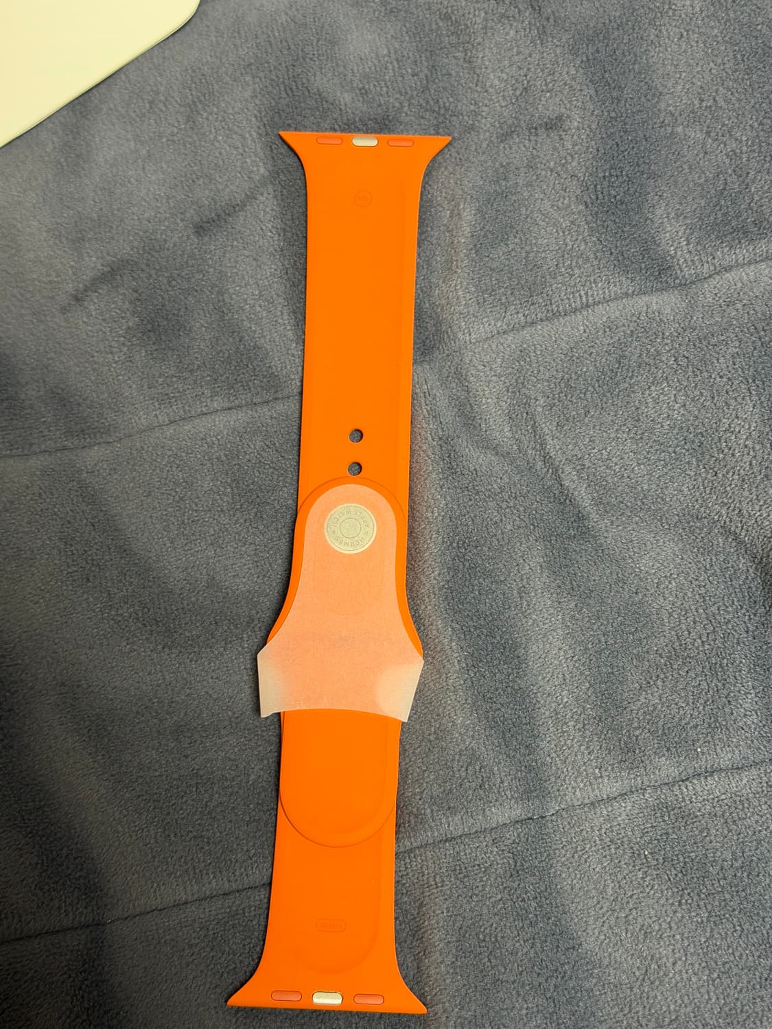 (정품)애플워치 에르메스 실리콘 스트랩 오랑쥬 (44-49mm용) 상품이미지3