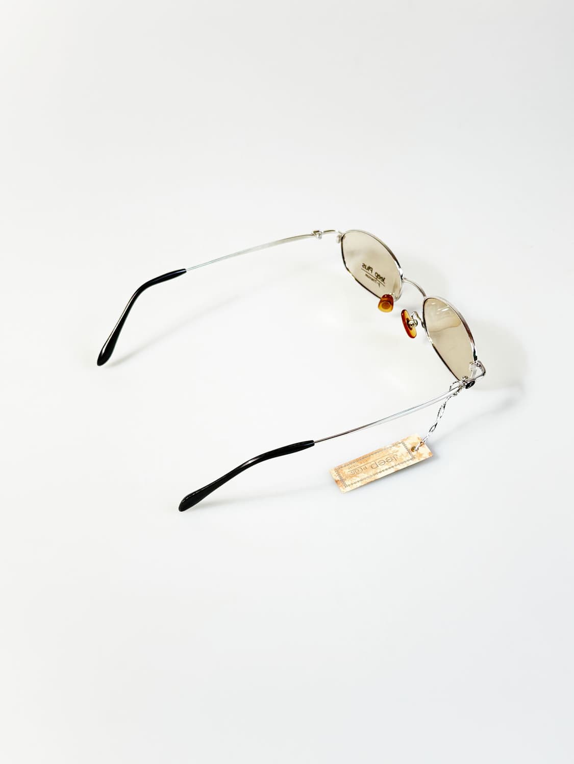 Jeep Plus 실버 티타늄 슬림 오벌 프레임 빈티지 틴트 안경 상품이미지4