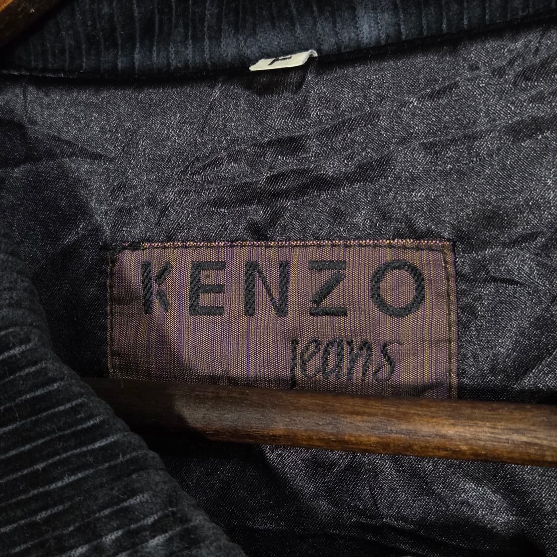 90s JPN 겐조 진스 다크 네이비 코듀로이 자켓 상품이미지9