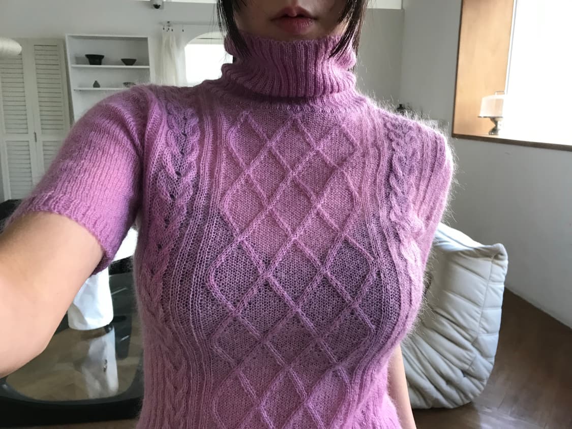 vintage turtle neck knit 상품이미지1