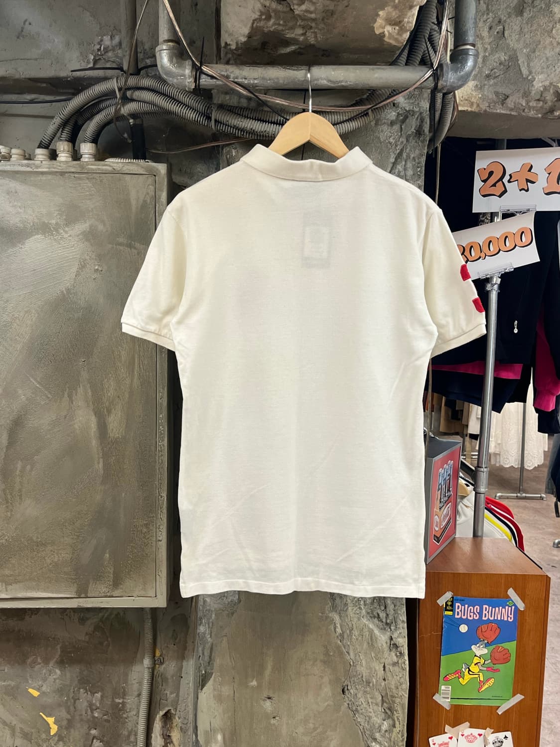 폴로 랄프로렌 빅포니 반팔 카라티 화이트 L #csz3798 상품이미지2