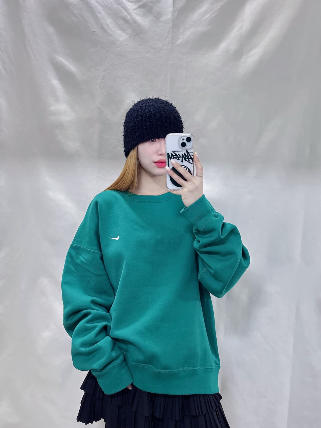 나이키 NRG 솔로스우시 그린 맨투맨  상품이미지1