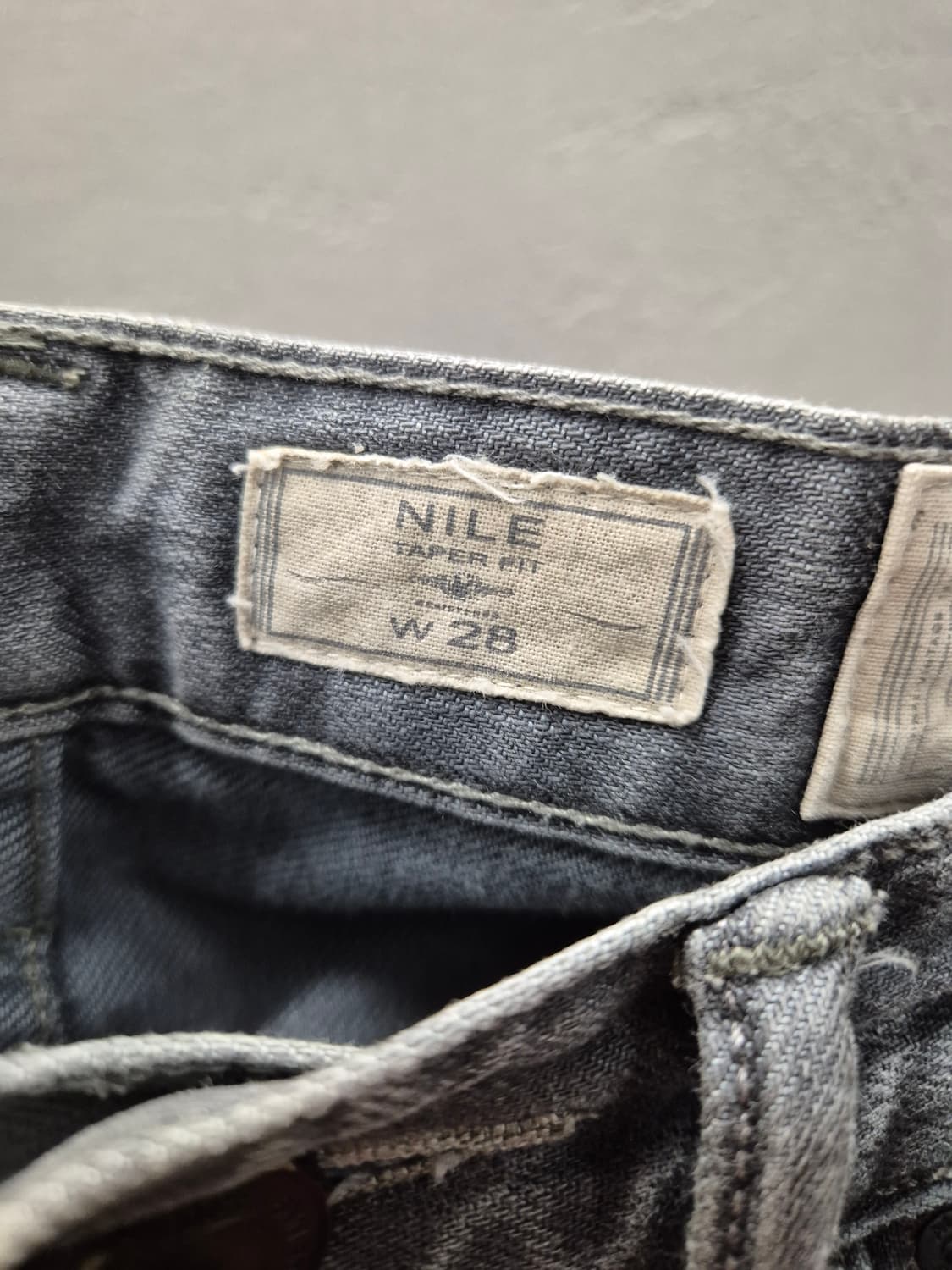 ALLSAINTS 나일 테이퍼핏 그레이진 W28 상품이미지6