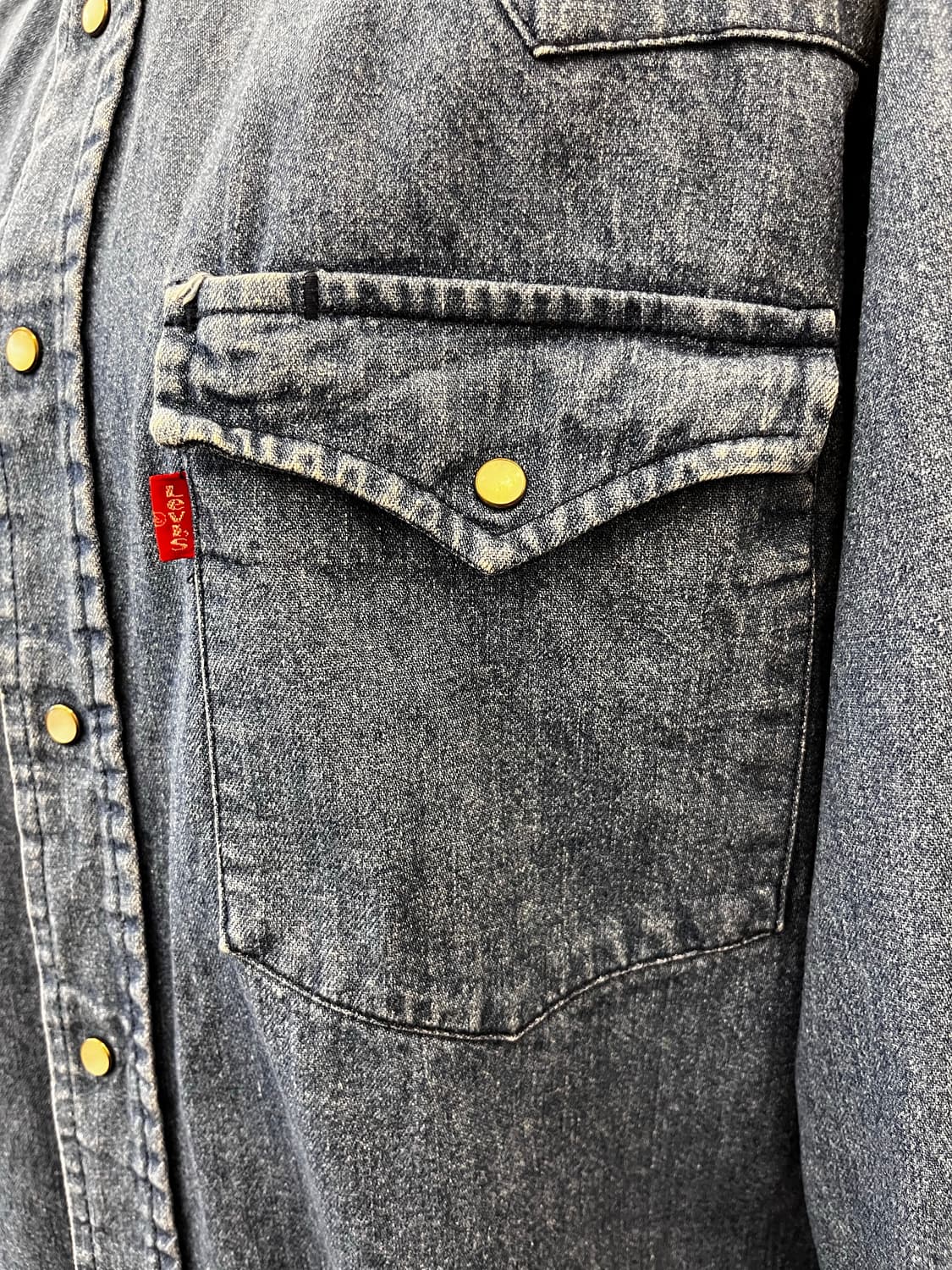 리바이스 웨스턴 데님 셔츠 상품이미지4